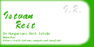 istvan reit business card